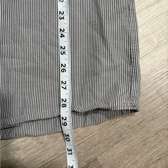 Calvin Klein Black and White Striped Shirt - Picture 5 of 7